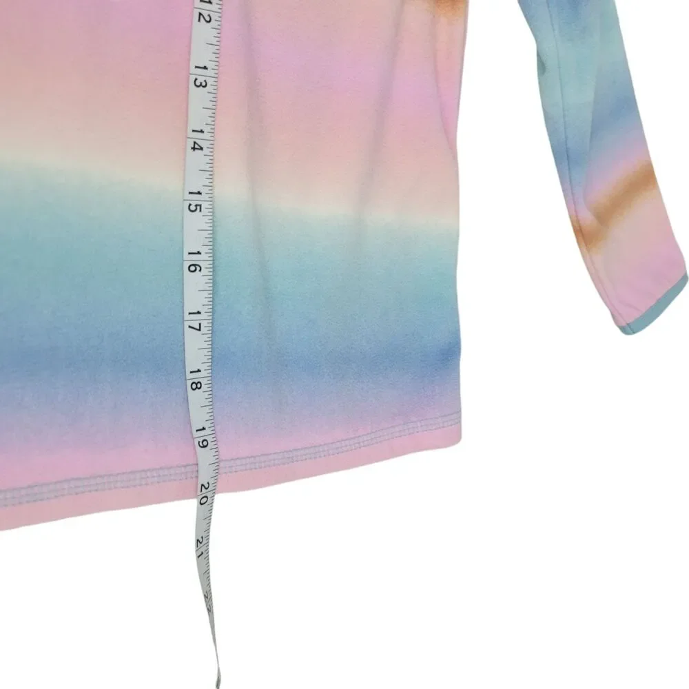 OshKosh B'Gosh Kids Girls 8 Colorful Stripes 100% Polyester Pullover Multi NWT